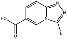 3-bromo-[1,2,4]triazolo[4,3-a]pyridine-6-carboxylicacid(WX130382) Struktur
