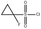 Cyclopropanesulfonyl chloride, 1-fluoro- Structure