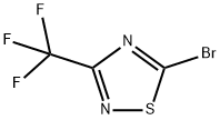 1,2,4-Thiadiazole, 5-bromo-3-(trifluoromethyl)- Structure