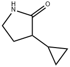 2-Pyrrolidinone, 3-cyclopropyl- Structure