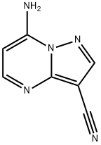 Pyrazolo[1,5-a]pyrimidine-3-carbonitrile, 7-amino- Structure