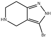 3-溴-4,5,6,7-四氢-2H-吡唑并[4,3-C]吡啶 结构式