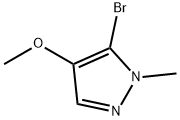 1H-Pyrazole, 5-bromo-4-methoxy-1-methyl- Structure