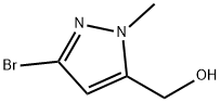 1H-Pyrazole-5-methanol, 3-bromo-1-methyl- Struktur