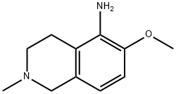 6-Methoxy-2-methyl-3,4-dihydro-1H-isoquinolin-5-amine Structure