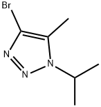1H-1,2,3-Triazole, 4-bromo-5-methyl-1-(1-methylethyl)- Structure