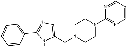 2-[4-[(2-フェニル-1H-イミダゾール-5-イル)メチル]ピペラジノ]ピリミジン price.