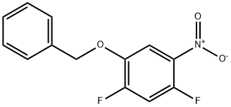 1-(benzyloxy)-2,4-difluoro-5-nitrobenzene Structure