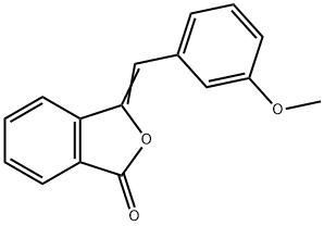 1(3H)-Isobenzofuranone, 3-[(3-methoxyphenyl)methylene]- Structure