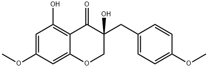 7-0-メチル オイコモール 化学構造式