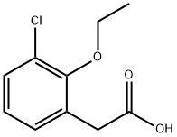 2-(3-chloro-2-ethoxyphenyl)acetic Acid Structure