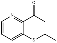 1-[3-(Ethylthio)-2-pyridyl]ethanone Struktur