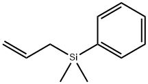 Benzene, (dimethyl-2-propen-1-ylsilyl)- Struktur