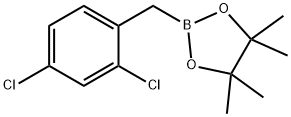 (2,4-Dichlorobenzyl)boronic acid pinacol ester Struktur