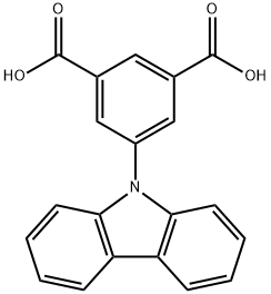 5-(9H-咔唑-9-基)间苯二甲酸,1800465-14-8,结构式