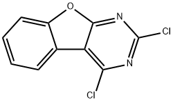 Benzofuro[2,3-d]pyrimidine, 2,4-dichloro- Structure