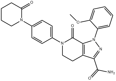阿哌沙班杂质2,1801881-16-2,结构式