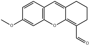 6-甲氧基-2,3-二氢-1H-呫吨-4-甲醛 结构式