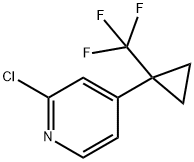 2-氯-4-[1-(三氟甲基)环丙基]吡啶,1803561-59-2,结构式