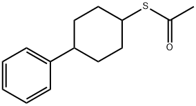 1-[(4-phenylcyclohexyl)sulfanyl]ethan-1-one Structure