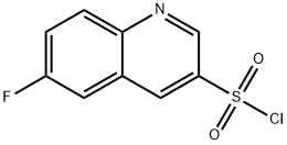 6-fluoroquinoline-3-sulfonyl chloride Structure