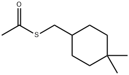 1-{[(4,4-dimethylcyclohexyl)methyl]sulfanyl}ethan-1-one Struktur