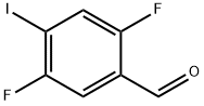 2,5-二氟-4-碘苯甲醛 结构式