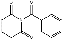 2,6-Piperidinedione, 1-benzoyl- Struktur