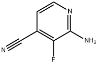 2-氨基-3-氟异烟腈 结构式