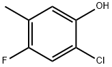 2-chloro-4-fluoro-5-methylphenol Structure