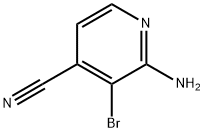 4-Pyridinecarbonitrile, 2-amino-3-bromo- Structure