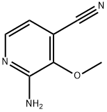 4-Pyridinecarbonitrile, 2-amino-3-methoxy- Structure