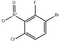 1-溴-4-氯-2-氟-3-硝基苯, 1806970-78-4, 结构式