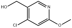 3-Pyridinemethanol, 4-chloro-6-methoxy- 化学構造式