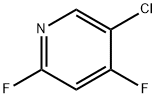 Pyridine, 5-chloro-2,4-difluoro- Structure