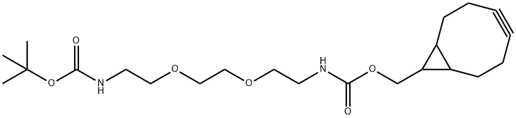 EXO-BCN-PEG2-氨基羧酸叔丁酯,1807501-87-6,结构式