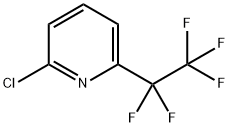 2-chloro-6-(1,1,2,2,2-pentafluoroethyl)pyridine Structure