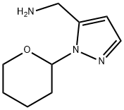 (1-(四氢2H-吡喃-2-基)-1H-吡唑-5-基)甲胺 结构式