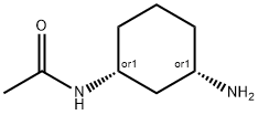 rel-N-[(1R,3S)-3-Aminocyclohexyl]acetamide 结构式