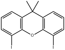 9H-XANTHENE, 4,5-DIIODO-9,9-DIMETHYL- 结构式