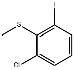 Benzene, 1-chloro-3-iodo-2-(methylthio)- Struktur