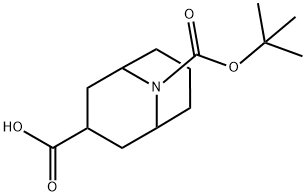 9-(Tert-Butoxycarbonyl)-9-Azabicyclo[3.3.1]Nonane-3-Carboxylic Acid(WX120619) Struktur