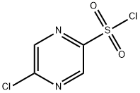 2-Pyrazinesulfonyl chloride, 5-chloro- 化学構造式