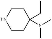 4-乙基-N,N-二甲基哌啶-4-胺,1823944-23-5,结构式