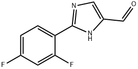 2-(2,4-DIFLUORO-PHENYL)-3H-IMIDAZOLE-4-CARBALDEHYDE 结构式