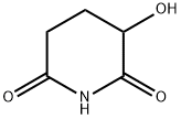 3-hydroxypiperidine-2,6-dione Struktur
