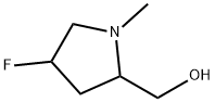 4-氟-1-甲基-2-吡咯烷甲醇,1824500-54-0,结构式