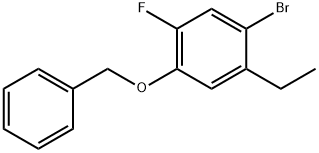 1-(benzyloxy)-4-bromo-5-ethyl-2-fluorobenzene(WX192035) Structure