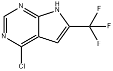 4-chloro-6-(trifluoromethyl)-7H-pyrrolo[2,3-d]pyrimidine(WX130494),1830312-37-2,结构式