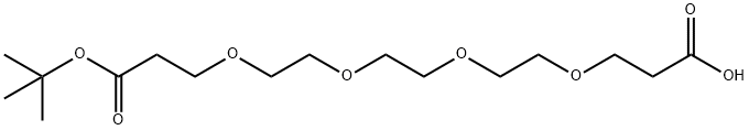 Acid-PEG4-t-butyl ester Struktur